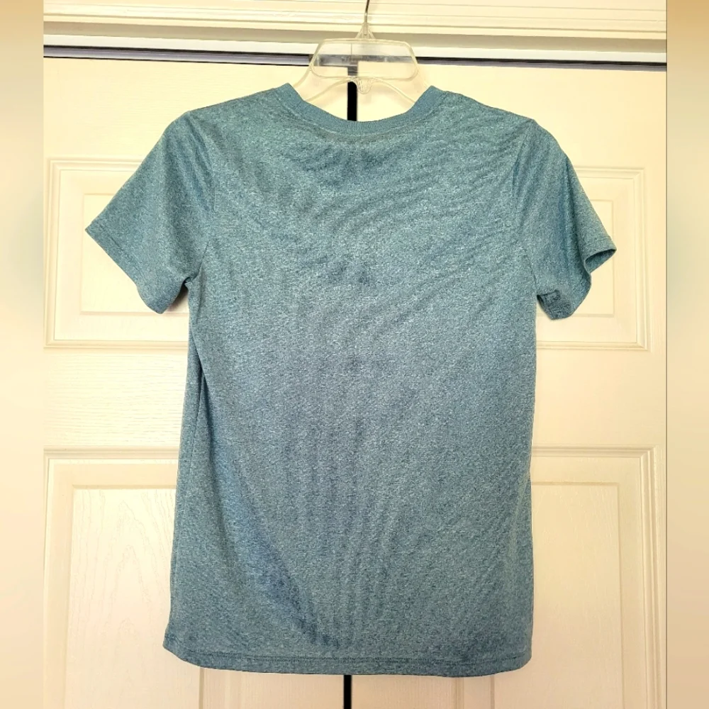 Nike Dri-Fit Polyester Set of 2 Shirts Short Sleeve Ladies XS Blue Peach